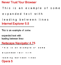 Never trust your Browser